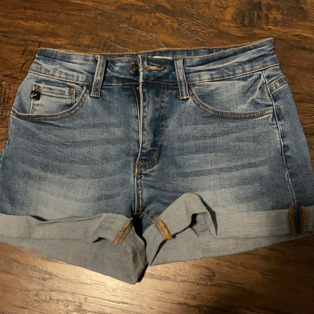 High Rise Jean Shorts